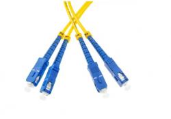 Savienojošais optiskais kabelis SC/UPC-SC/UPC SM9 / 125, 1 m, OS2, dupleksais 08600 